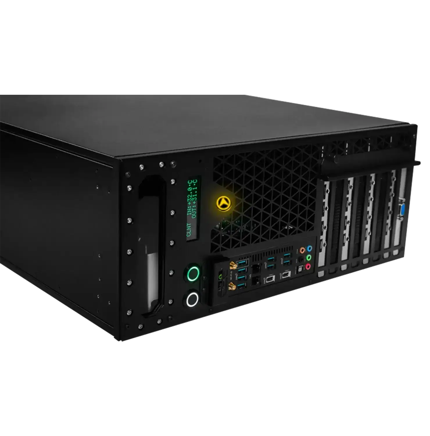 TALINO 4xGPU Elite Workstation, leistungsstarker Server mit vier GPU-Slots für optimale Rechenleistung und Stabilität