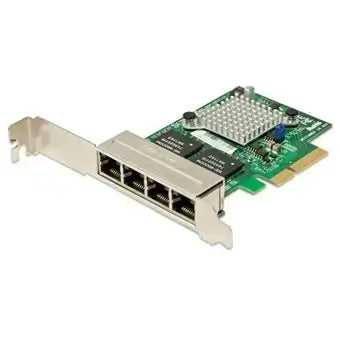 4-Port 1Gb Intel Ethernet Adapter RJ45, PCIe-Netzwerkkarte für hohe Datenübertragung.