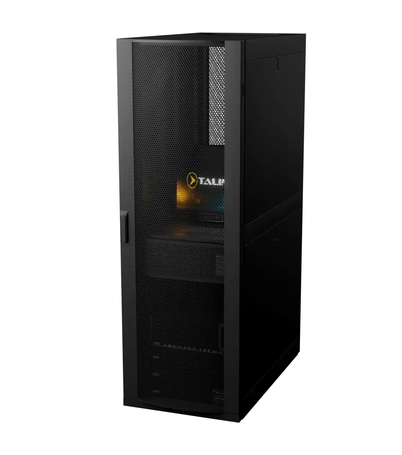 SUMURI TALINO KA-Hyper Server in schwarzem Gehäuse für leistungsstarke Datenverarbeitung