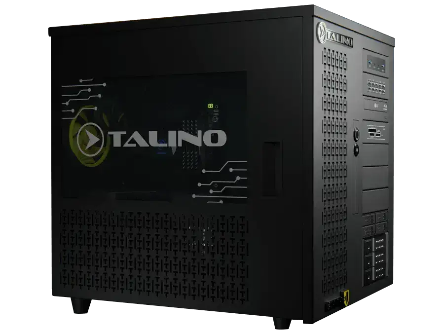 SUMURI TALINO KA-101S Hochleistungs-Computer forensische Workstation Seitenansicht