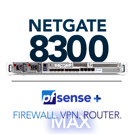 Netgate 8300 MAX mit pfSense Plus: Firewall, VPN und Router