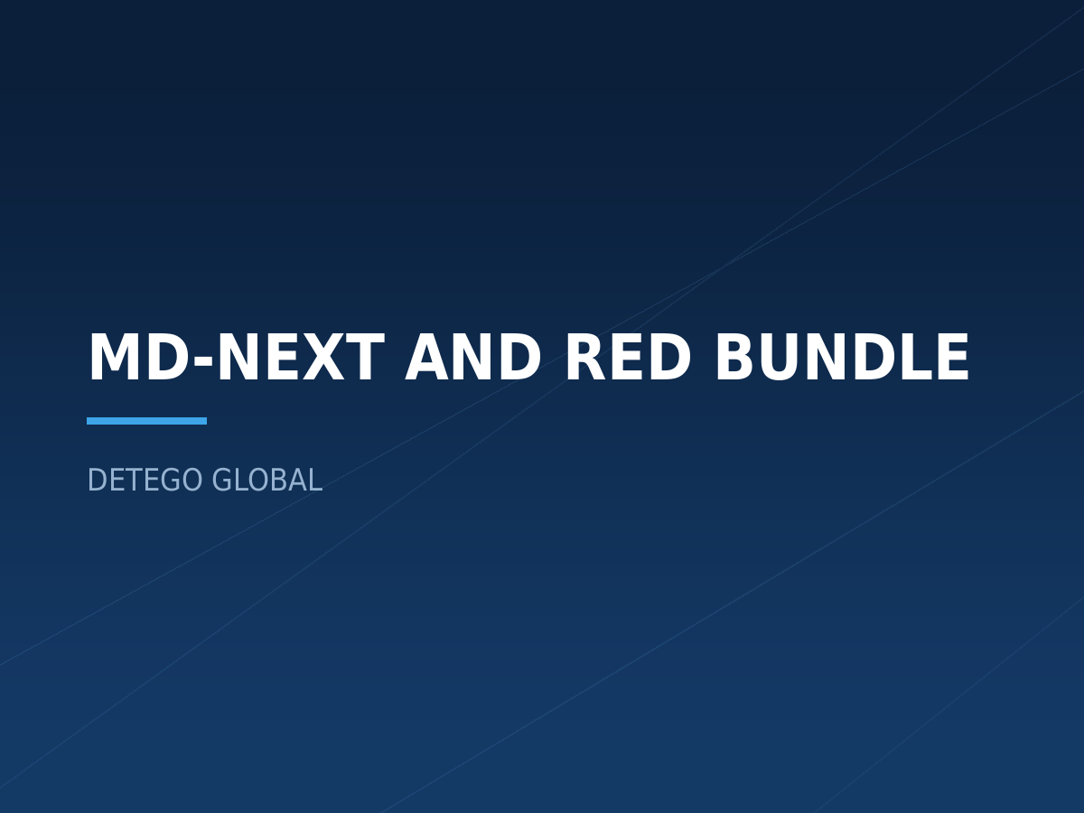 MD-NEXT and RED BUNDLE