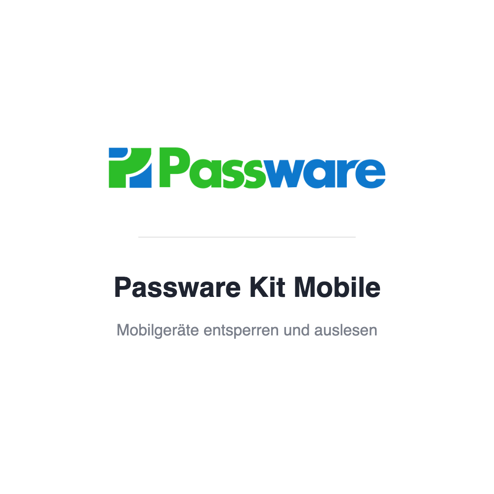 Passware Kit Mobile